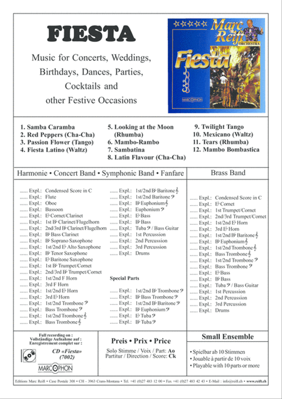 Fiesta Concert Band scores gallery preview page 2
