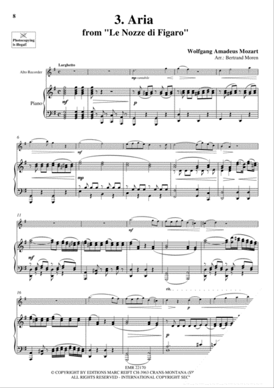 20 Greatest Slow Melodies Alto Recorder scores gallery preview page 5