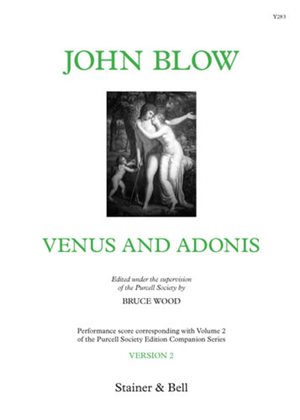 Book cover for Venus & Adonis. Version 2