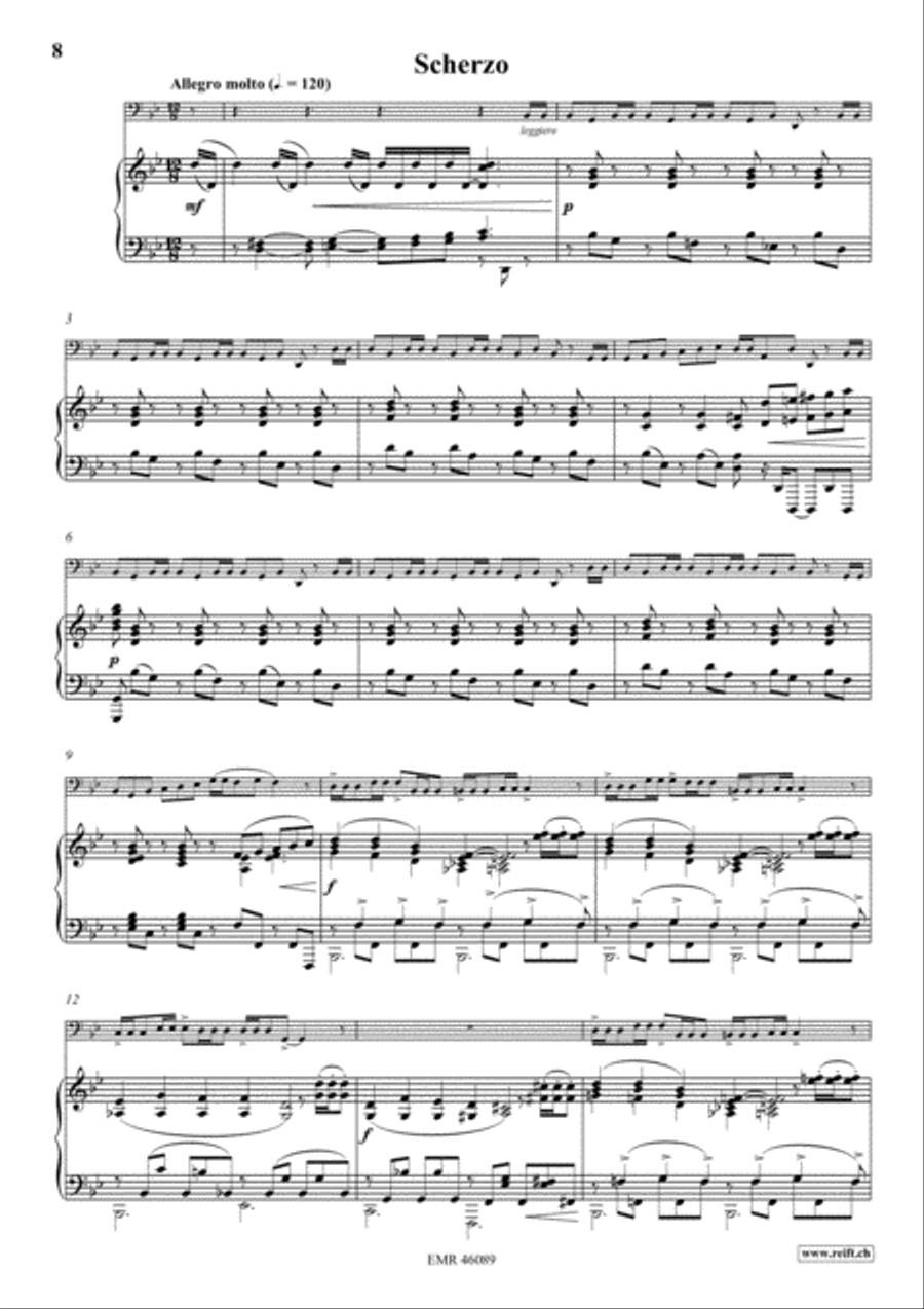 Nocturne & Scherzo Tuba scores gallery preview page 5