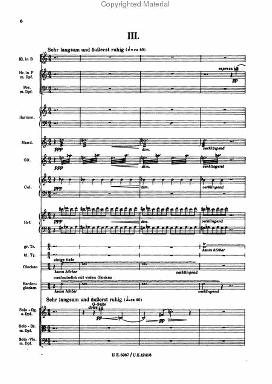 5 pieces for Orchestra, Op. 10 Orchestra scores gallery preview page 4