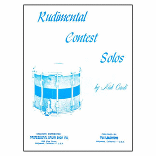 Book cover for Rudimental Contest Solos