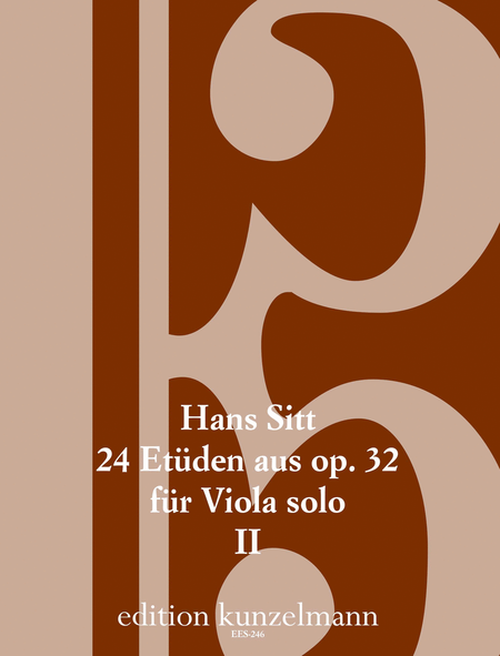 24 studies from Op. 32 for viola solo, Volume 2