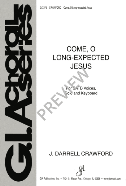 Come, O Long-expected Jesus image number null