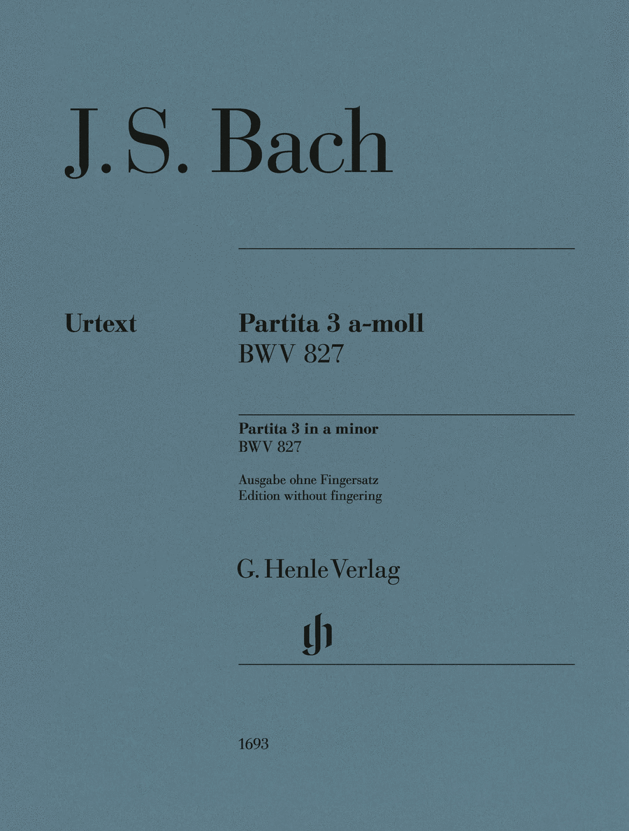 Partita No. 3 in A Minor, BWV 827