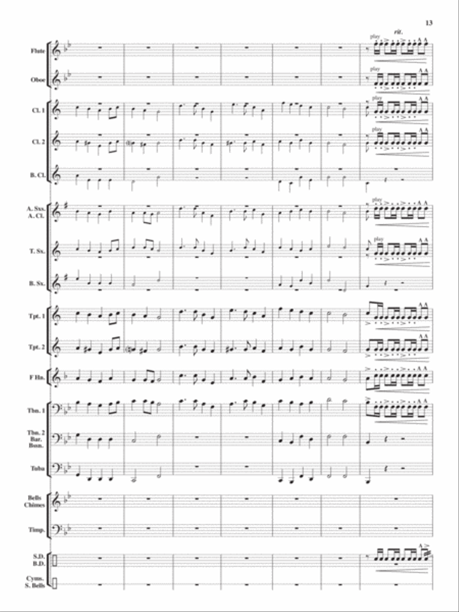 An Angelic Christmas An Angelic Christmas Concert Band scores gallery preview page 12