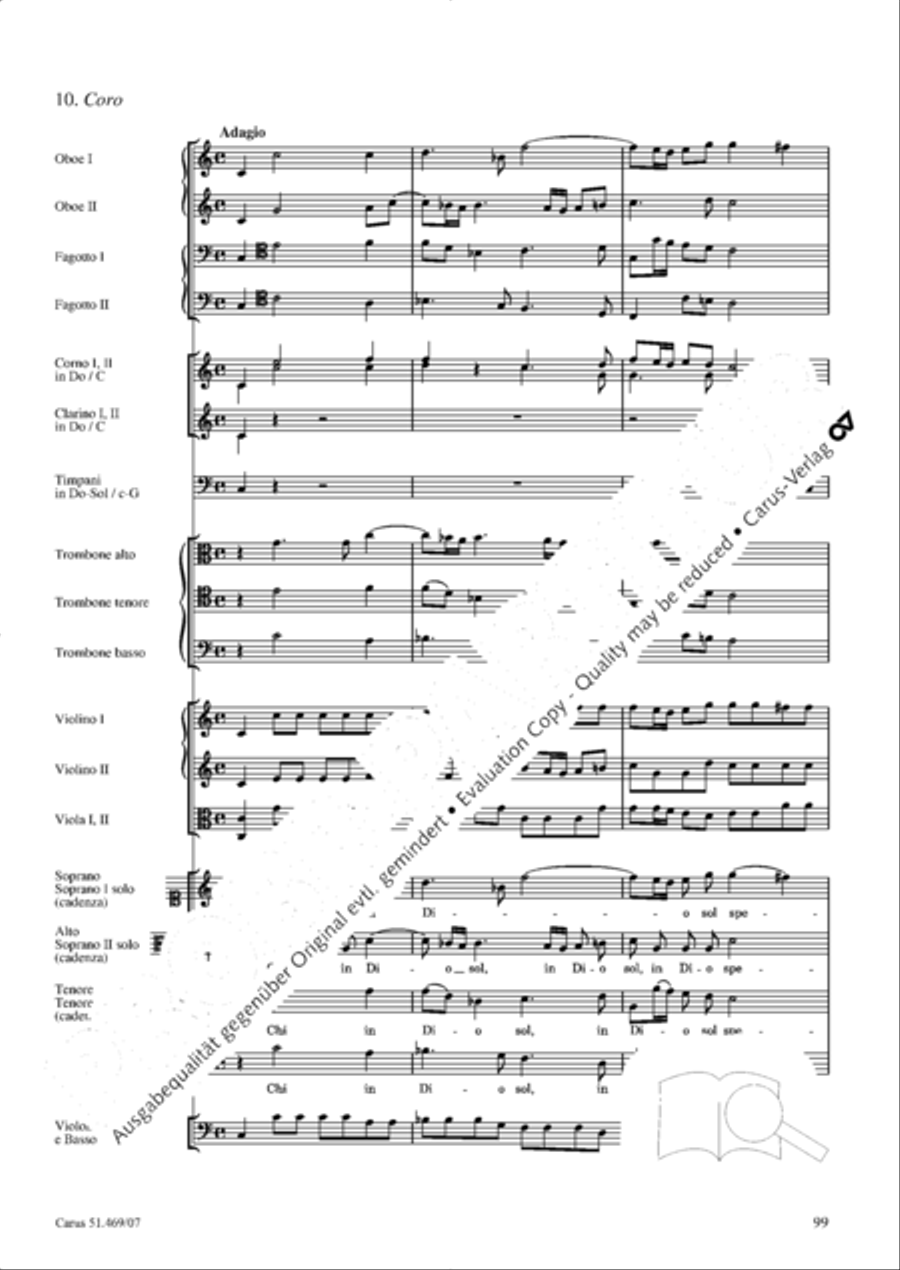 Davide penitente 4-Part scores gallery preview page 112