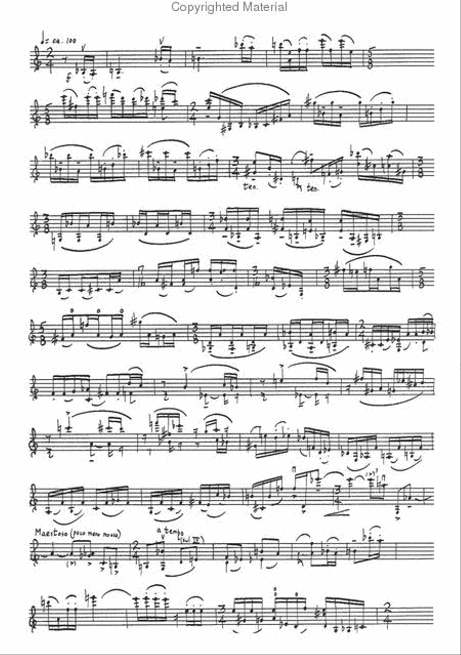 Partita Violin scores gallery preview page 2