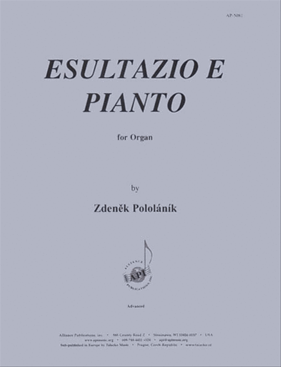 Esultazio For Organ