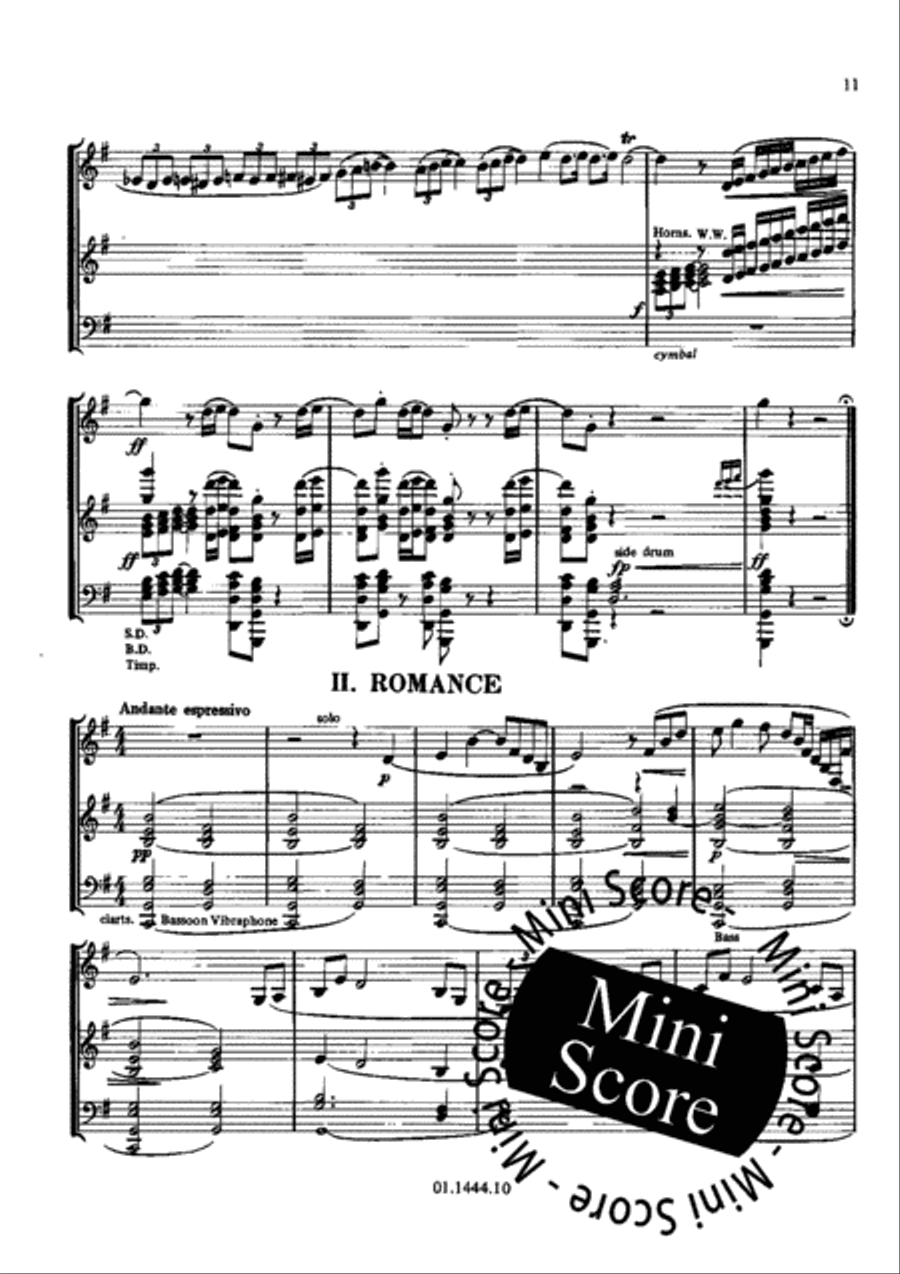 Concerto for Alto Saxophone and Band Concert Band scores gallery preview page 15