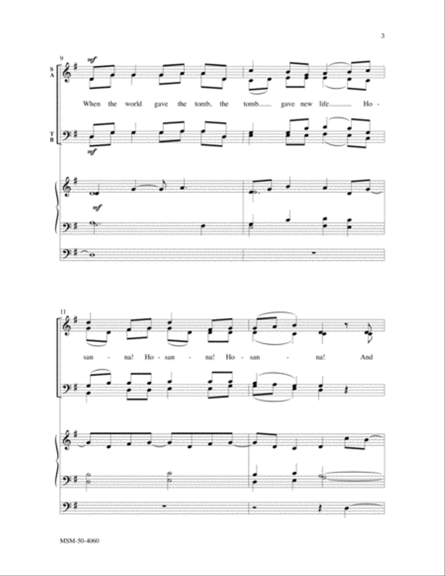 Resurrection Day 4-Part scores gallery preview page 3