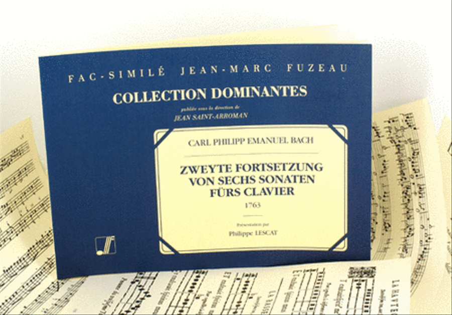 Zweyte fortsetzung von sechs sonaten furs clavier - Berlin, 1763 Harpsichord scores gallery preview page 1