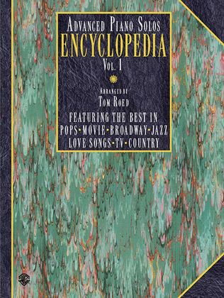 Book cover for Advanced Piano Solos Encyclopedia, Volume 1