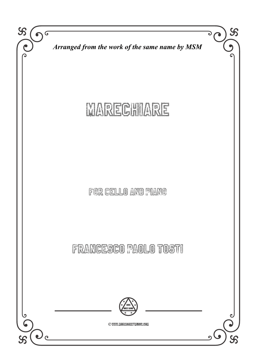 Tosti-Marechiare, for Cello and Piano