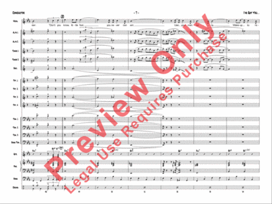 I've Got You Under My Skin Jazz Ensemble scores gallery preview page 10