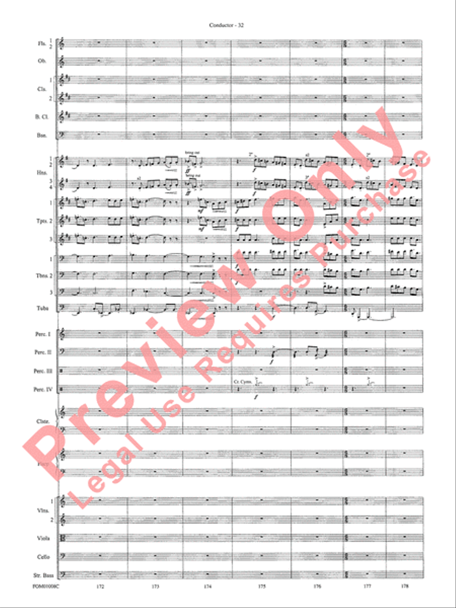 Harry Potter Symphonic Suite Full Orchestra scores gallery preview page 35