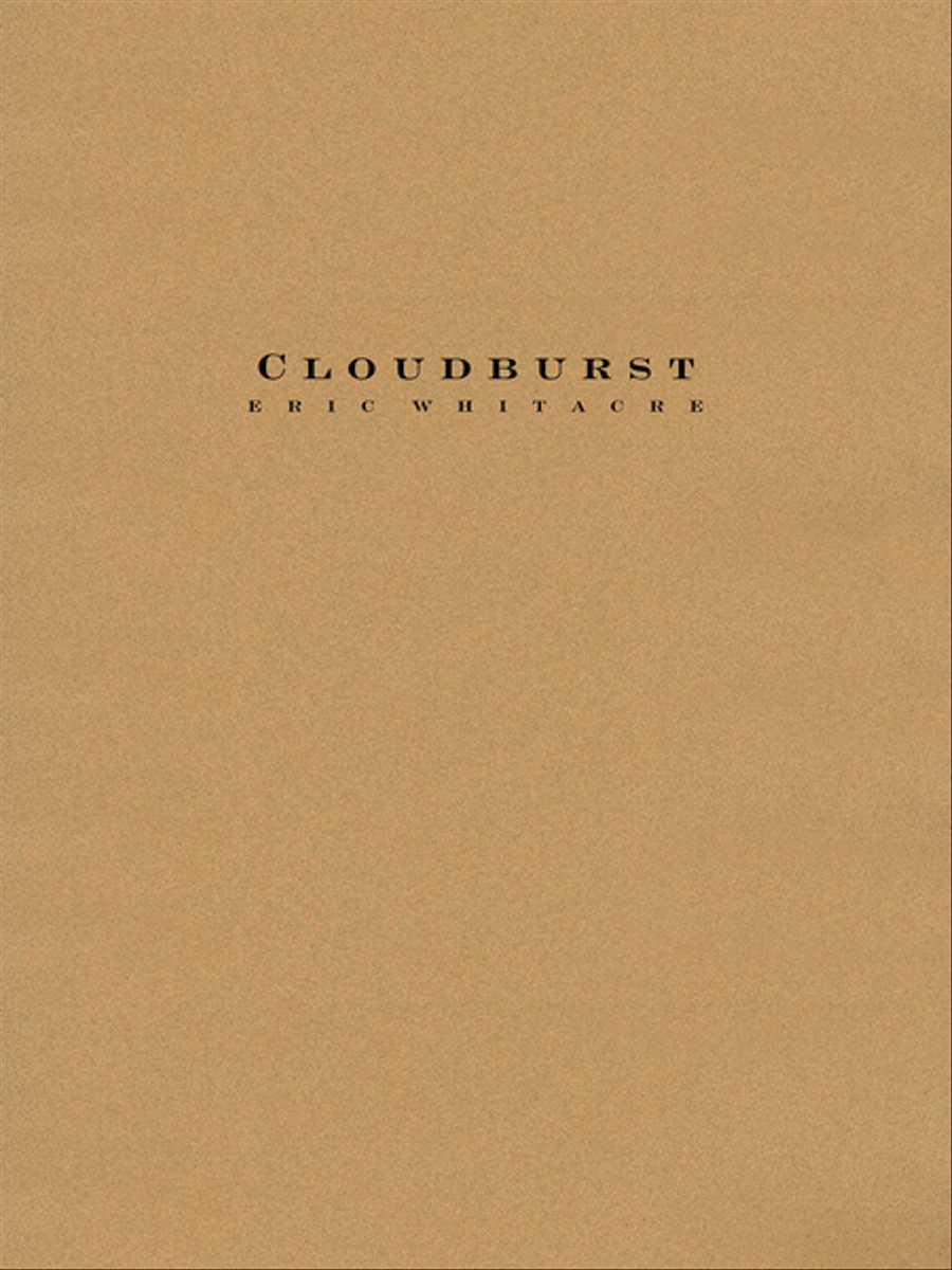 Cloudburst Concert Band scores gallery preview page 1