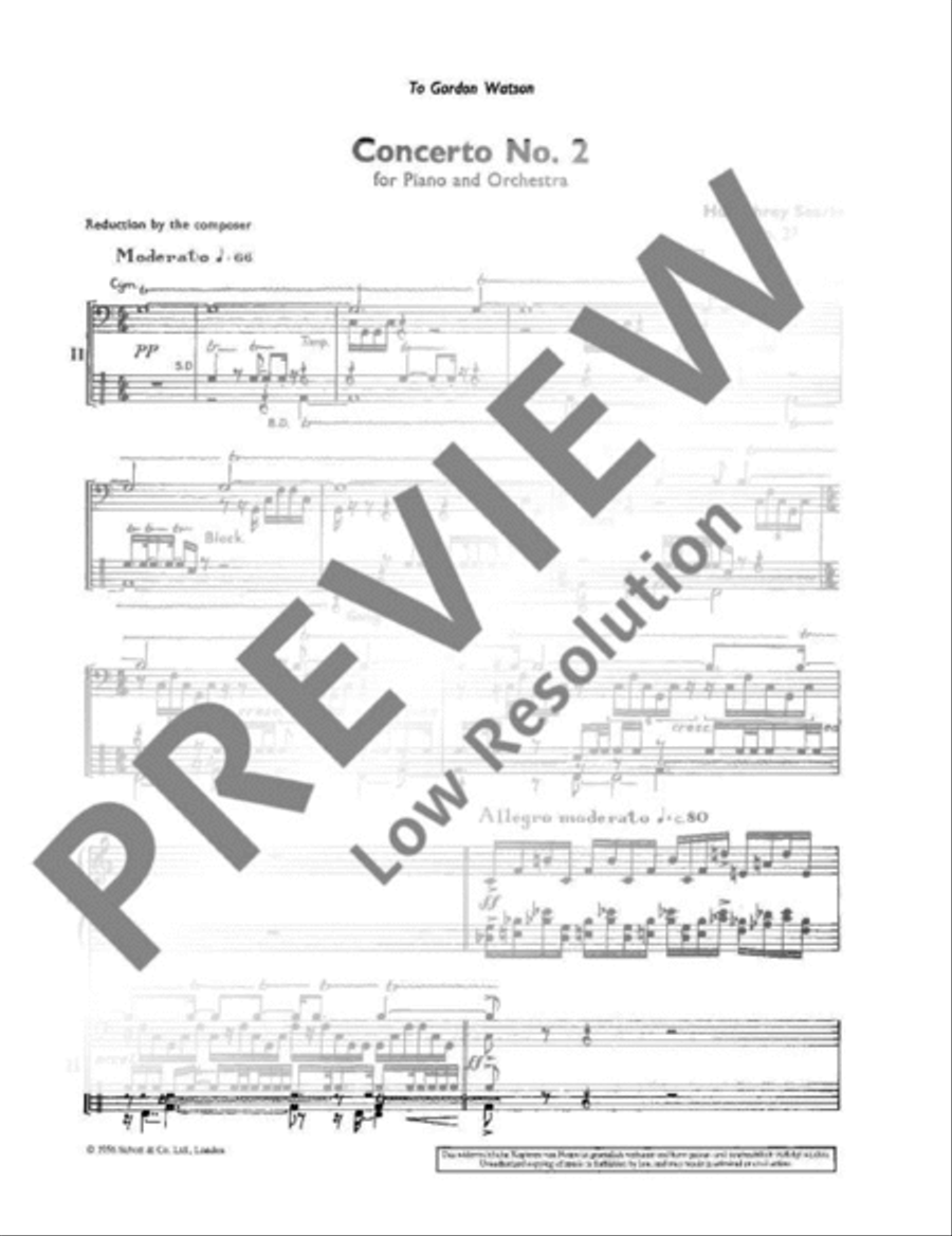Concerto No. 2 Concerto No. 2 Piano Solo scores gallery preview page 5