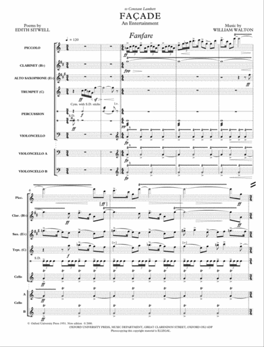 Facade Entertainments Clarinet scores gallery preview page 2