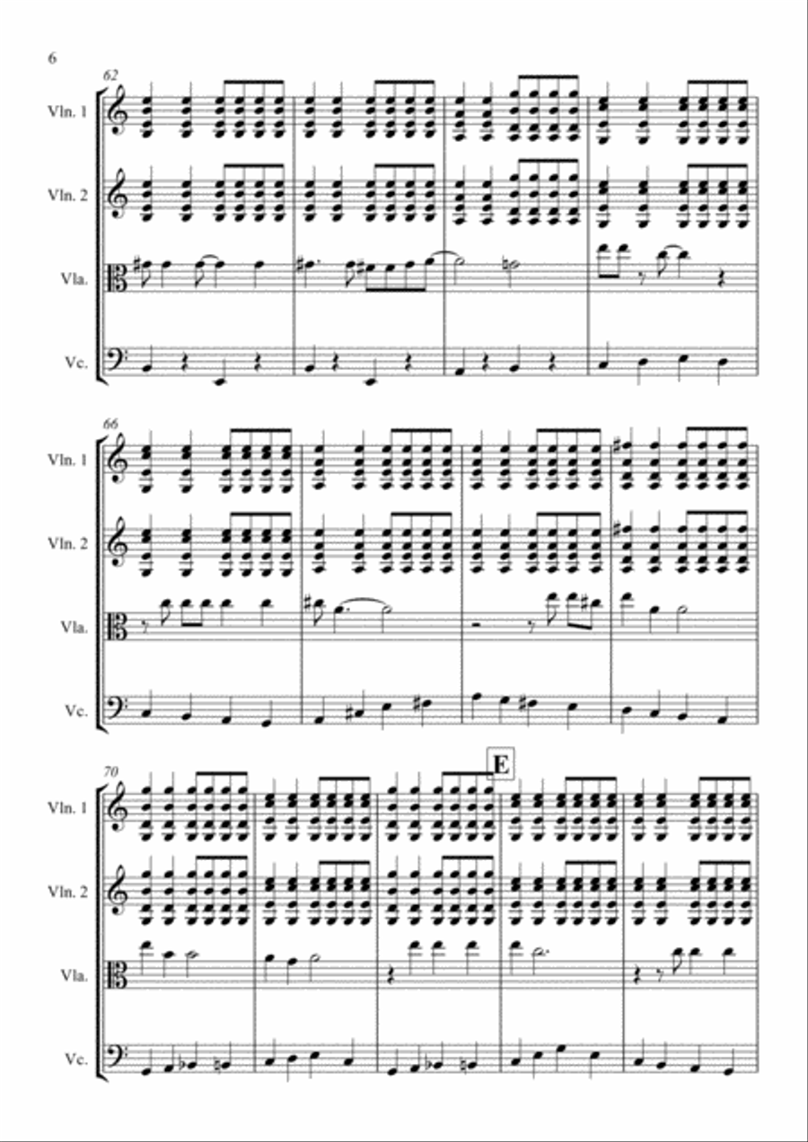 I Wanna Be Like You I Wanna Be Like You String Quartet scores gallery preview page 6