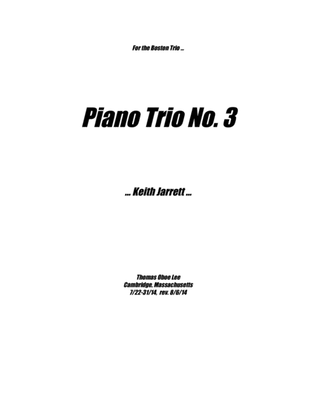 Piano Trio No. 3 ... Keith Jarrett (2014) for violin, cello and piano ( full score)