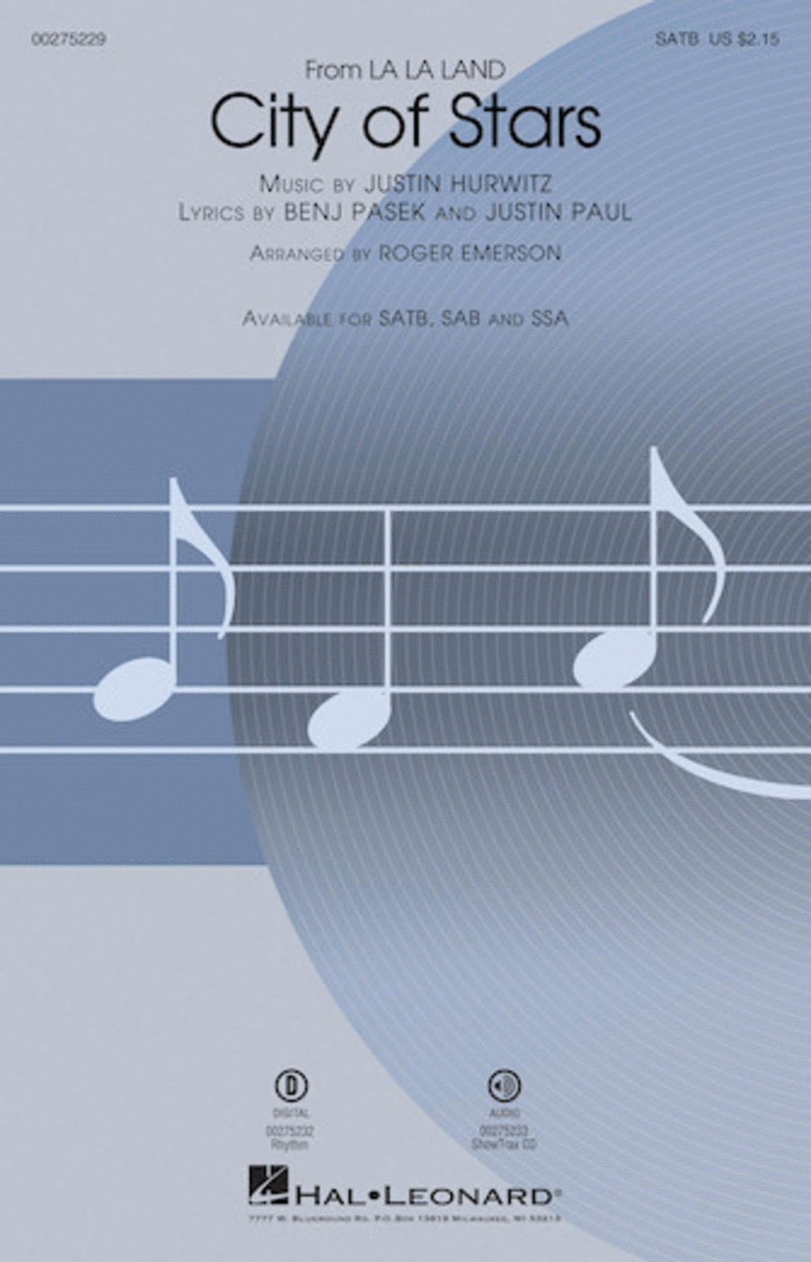 City of Stars Vocal Jazz Ensemble scores gallery preview page 1