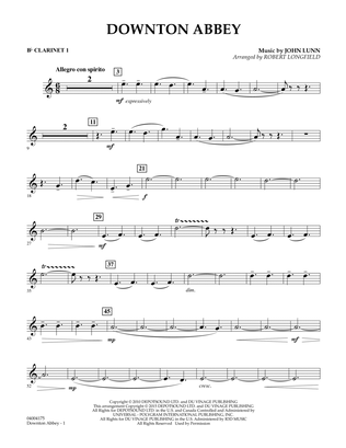 Downton Abbey - Bb Clarinet 1