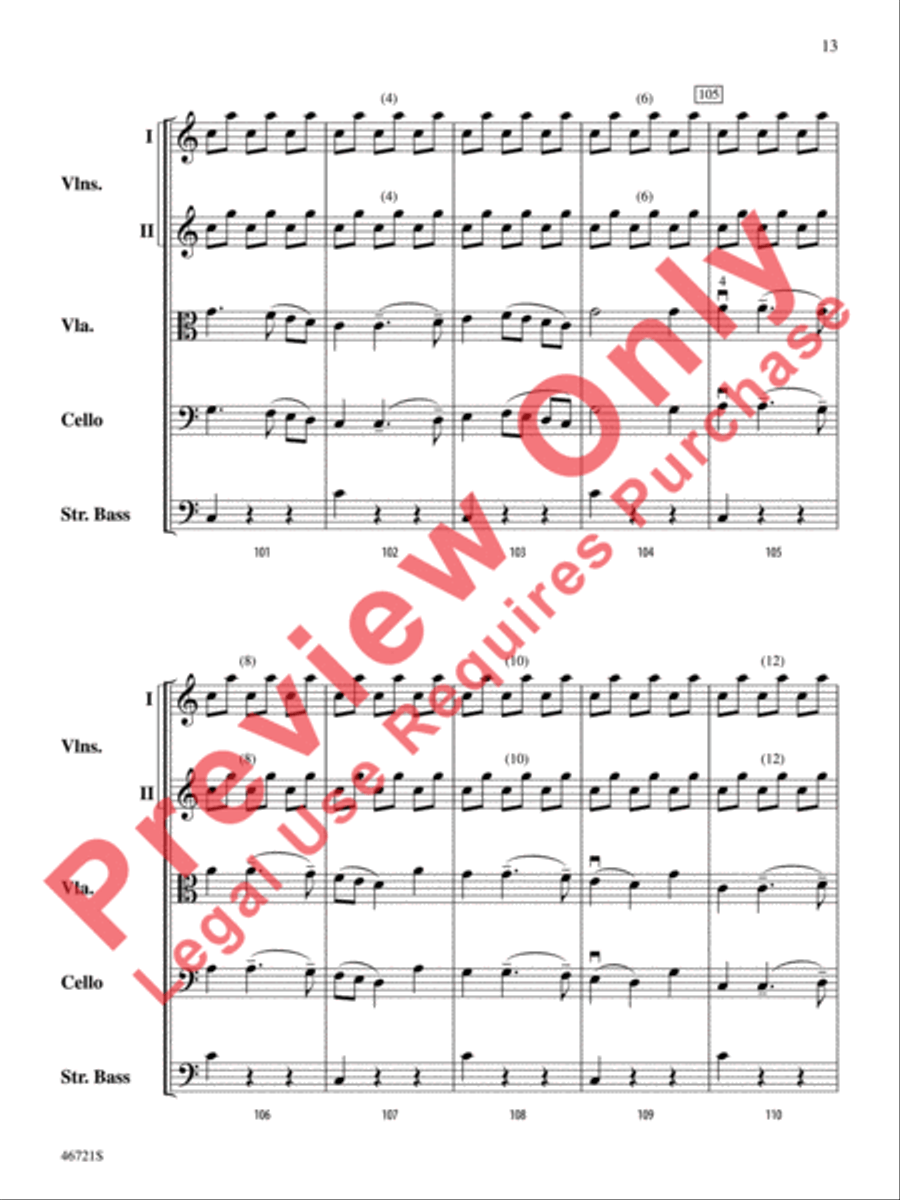 Petrushka String Orchestra scores gallery preview page 14