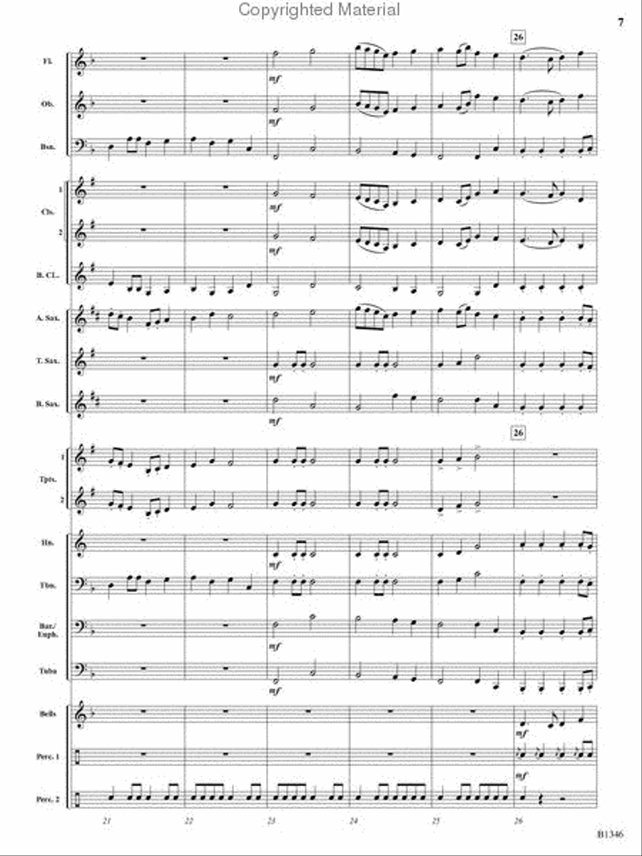 Pride and Purpose Concert Band scores gallery preview page 6
