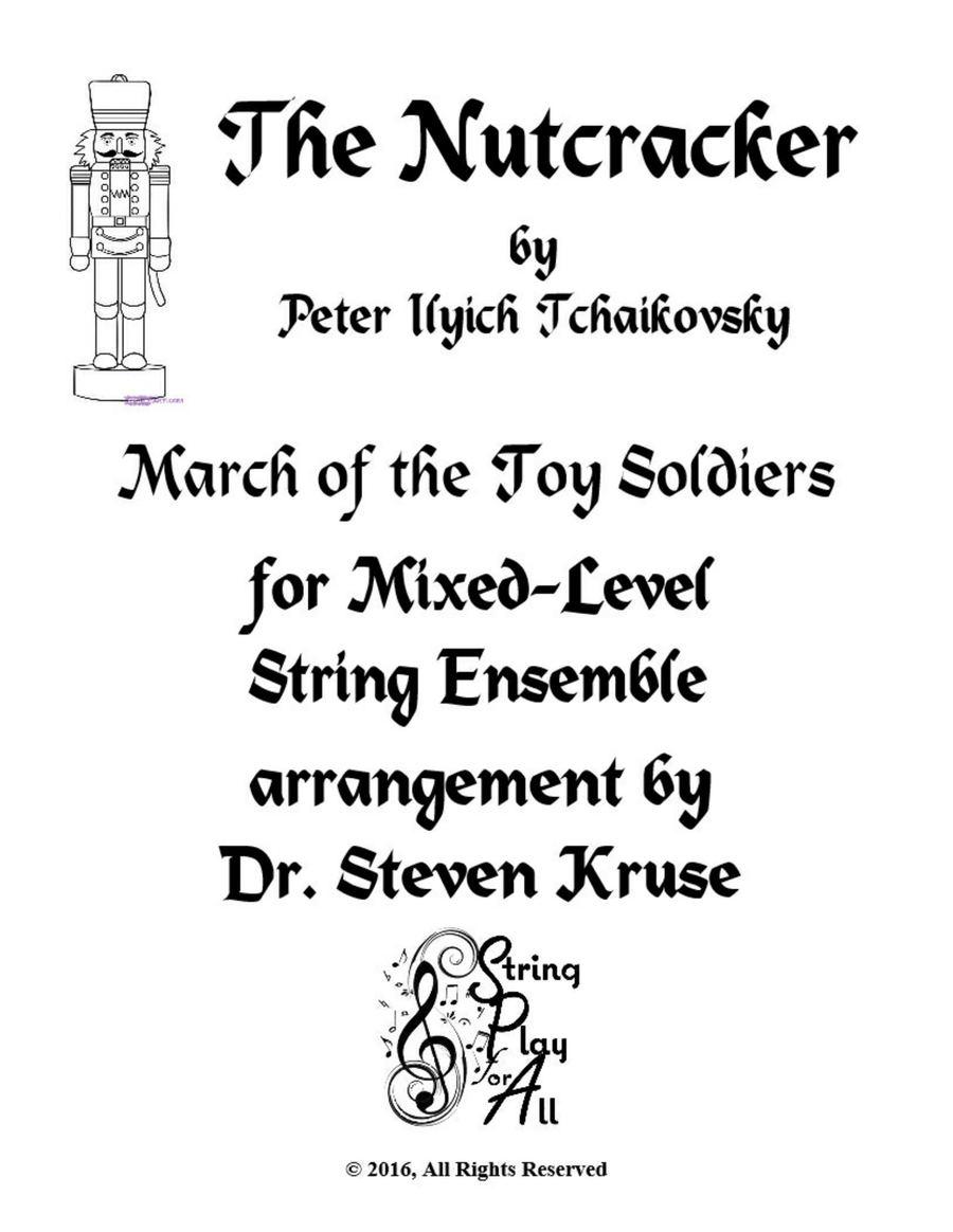 March of the Toy Soldiers from the Nutcracker for Multi-Level String Orchestra String Orchestra scores gallery preview page 2