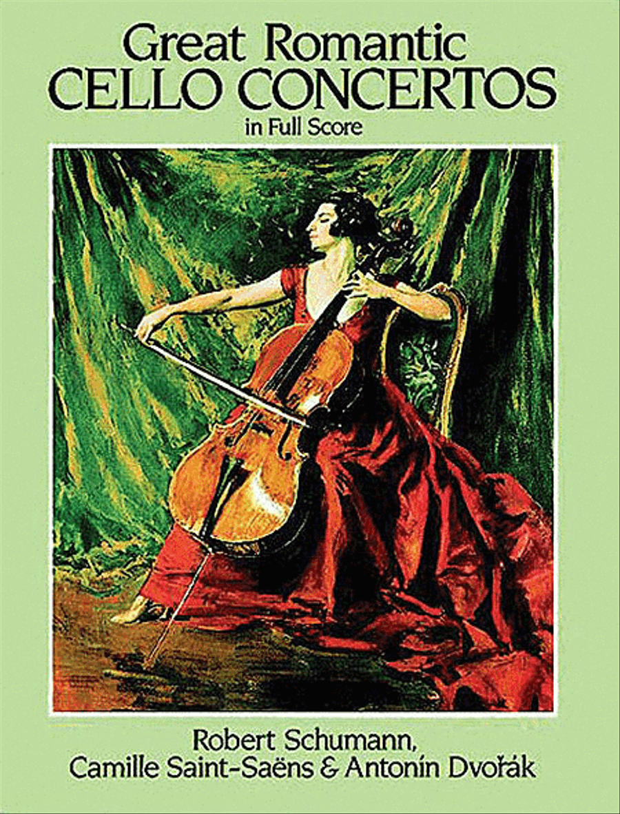 Great Romantic Cello Concertos in Full Score Full Orchestra scores gallery preview page 1