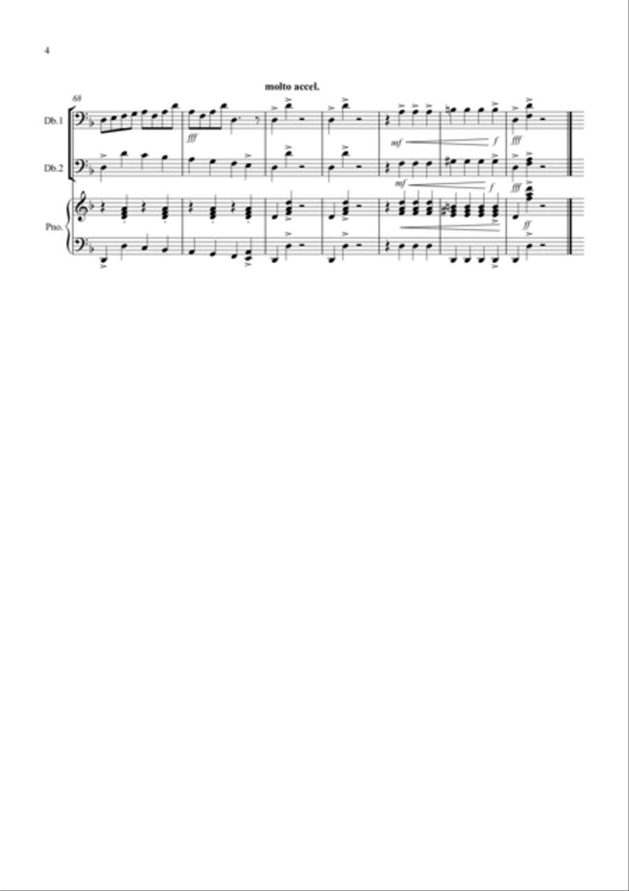 In the Hall of the Mountain King for Double Bass Duet String Duet scores gallery preview page 4