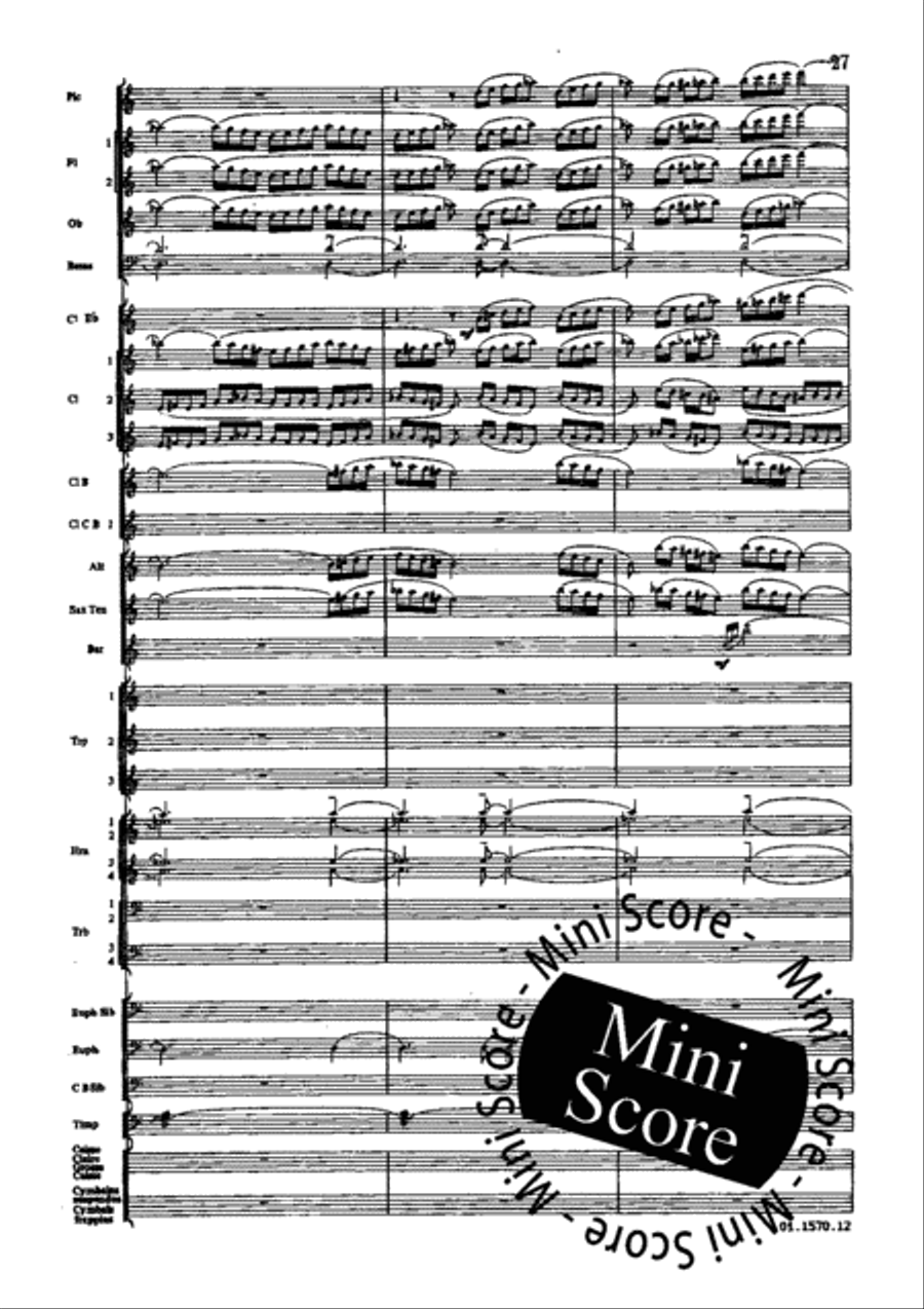 Poeme du Feu Concert Band scores gallery preview page 33
