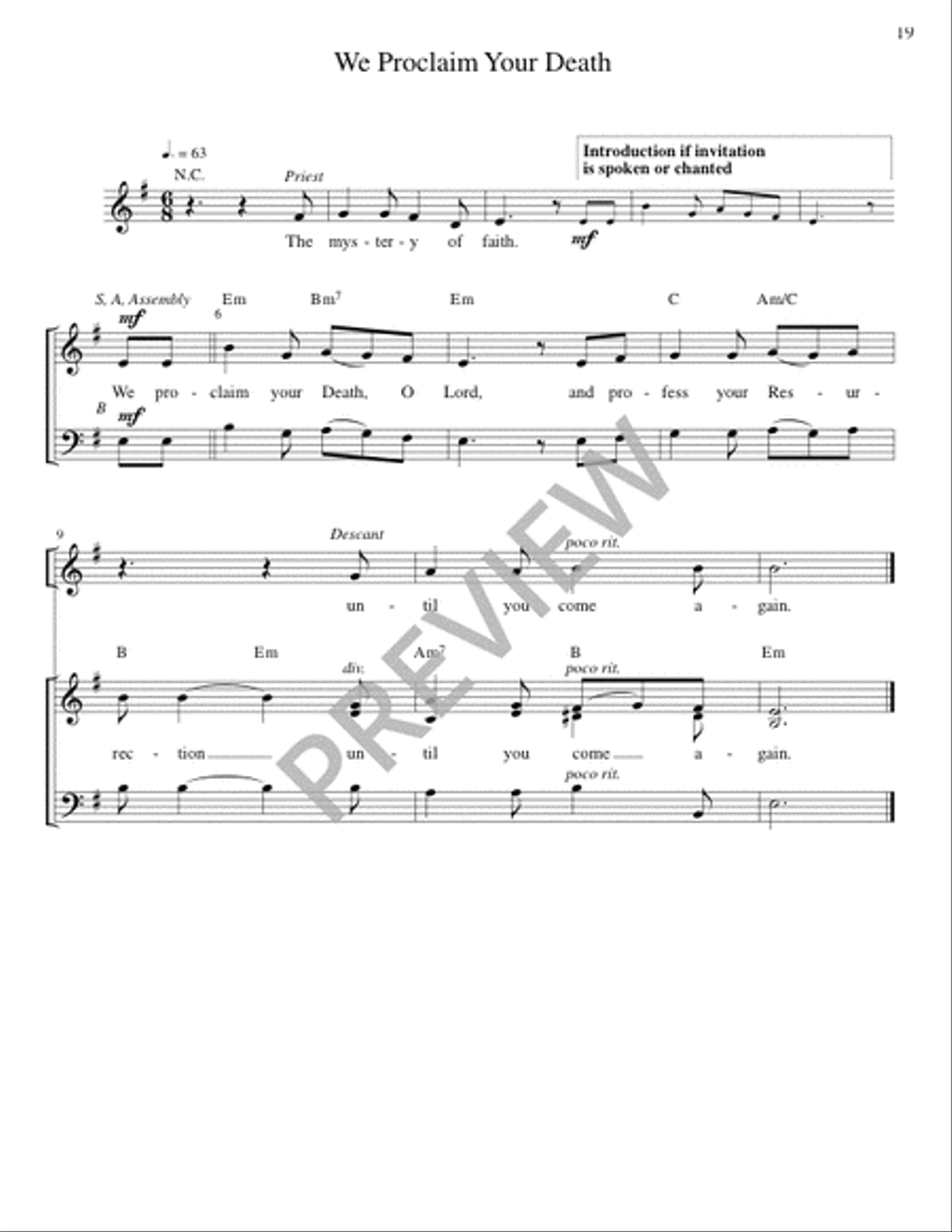 Mass of the Angels and Saints - Guitar edition Guitar scores gallery preview page 20