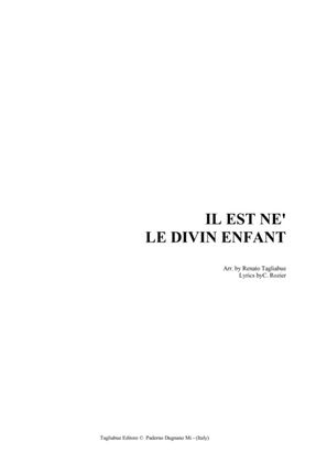 Book cover for IL EST NE' LE DIVIN ENFANT - Arr. for SATB Choir (and Organ)
