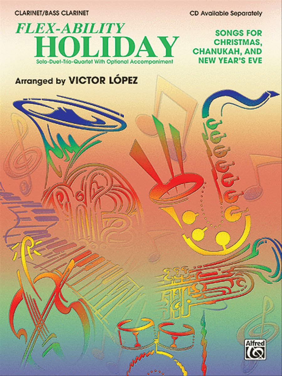Flex-Ability Holiday -- Solo-Duet-Trio-Quartet with Optional Accompaniment Small Ensemble scores gallery preview page 1