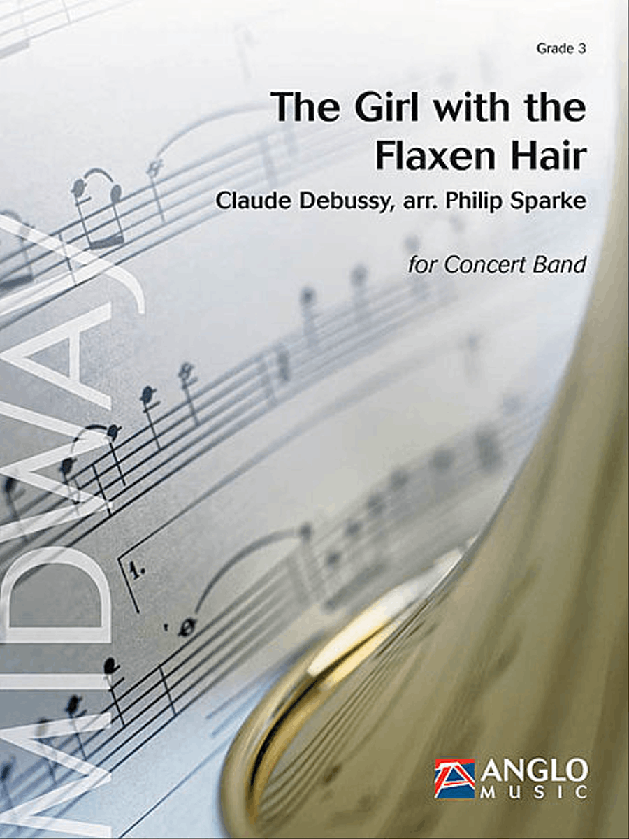 The Girl with the Flaxen Hair Concert Band scores gallery preview page 1