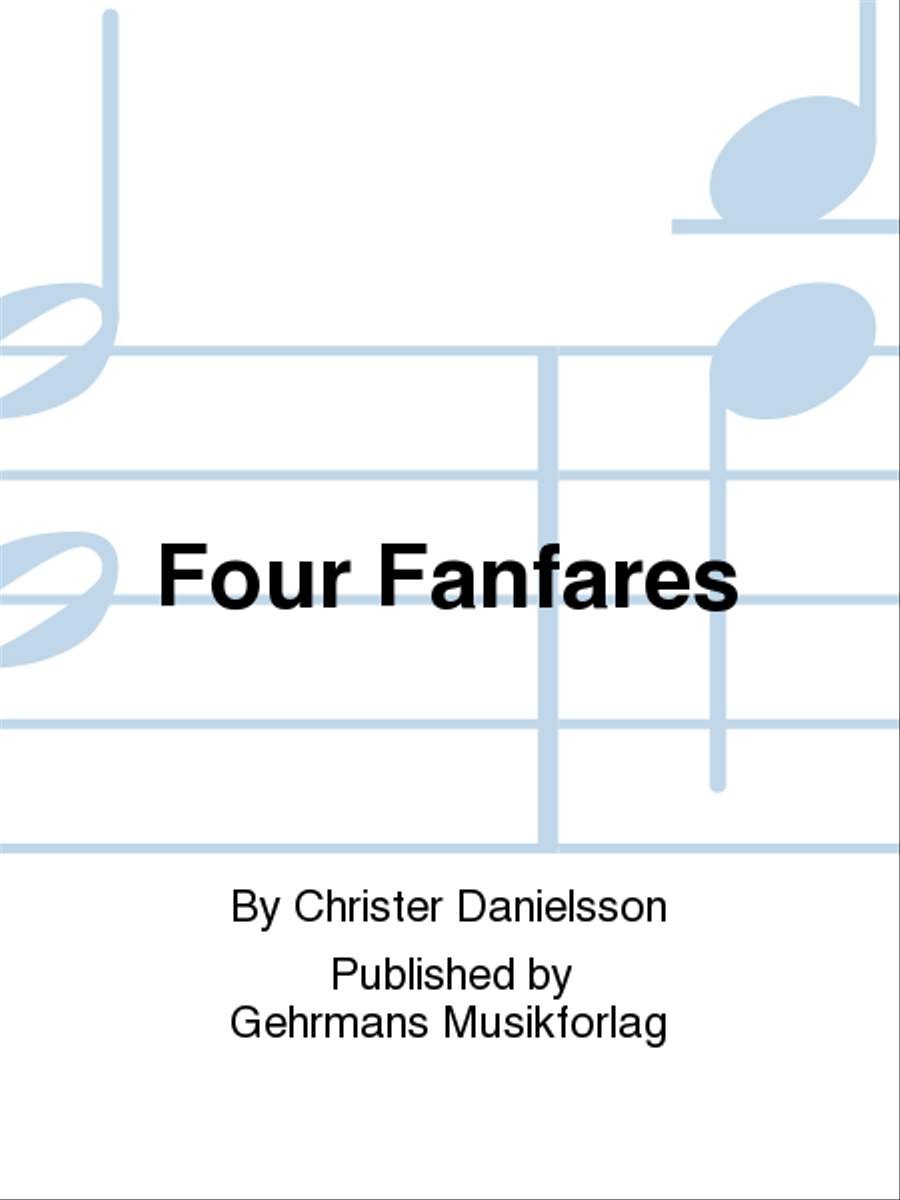 Four Fanfares Woodwind Quintet scores gallery preview page 1