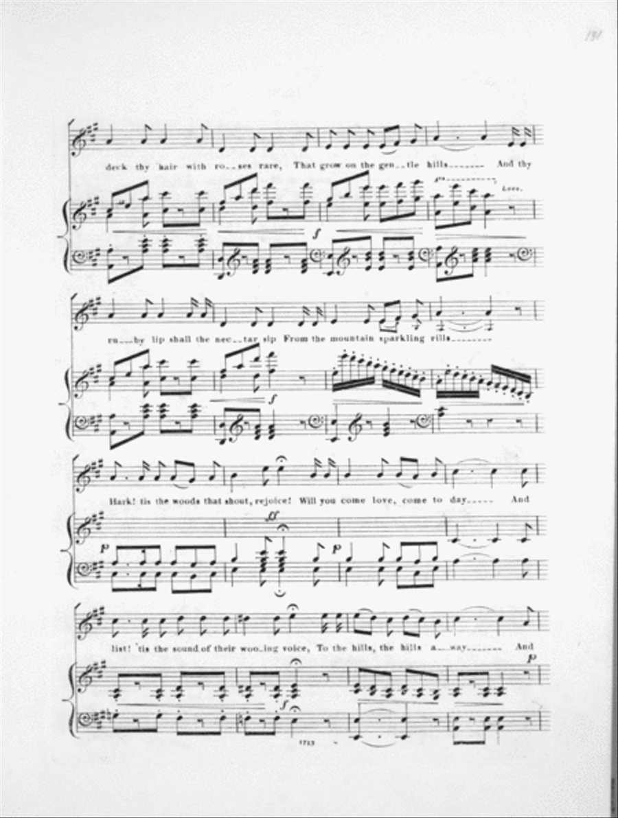 Will You Come To My Mountain Home? Song Voice scores gallery preview page 4