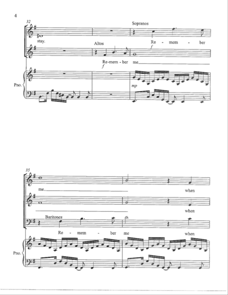 Remember Me 3-Part scores gallery preview page 6