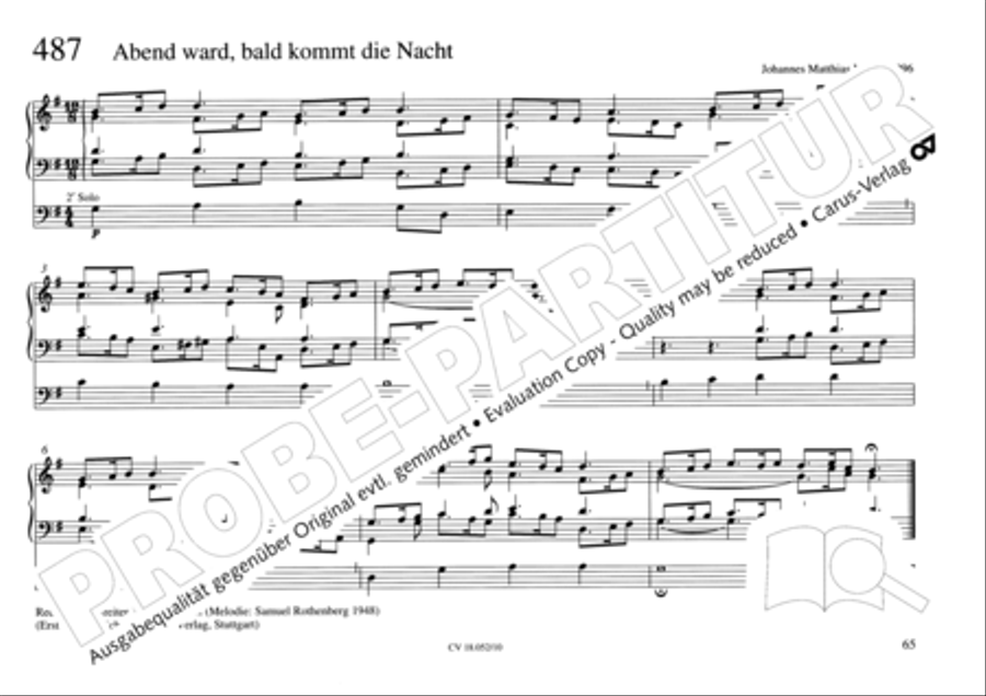 Esslinger Orgelbuch, Bd. I: Intonationen