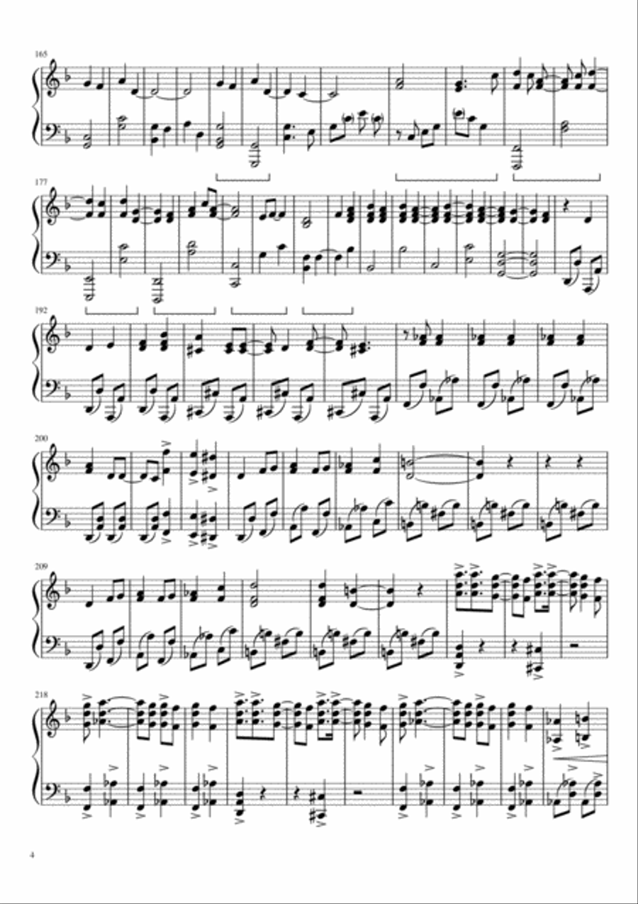 A Little Piece Of Heaven A Little Piece Of Heaven Easy Piano scores gallery preview page 4