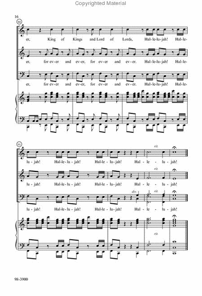 Hallelujah Chorus (Handel/Behnke) image number null