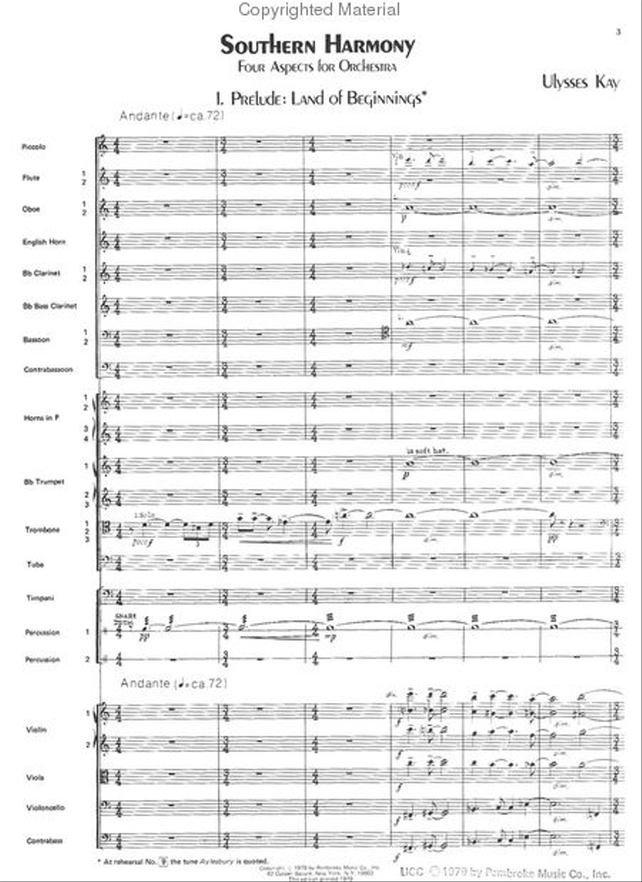 Southern Harmony Southern Harmony Orchestra scores gallery preview page 2