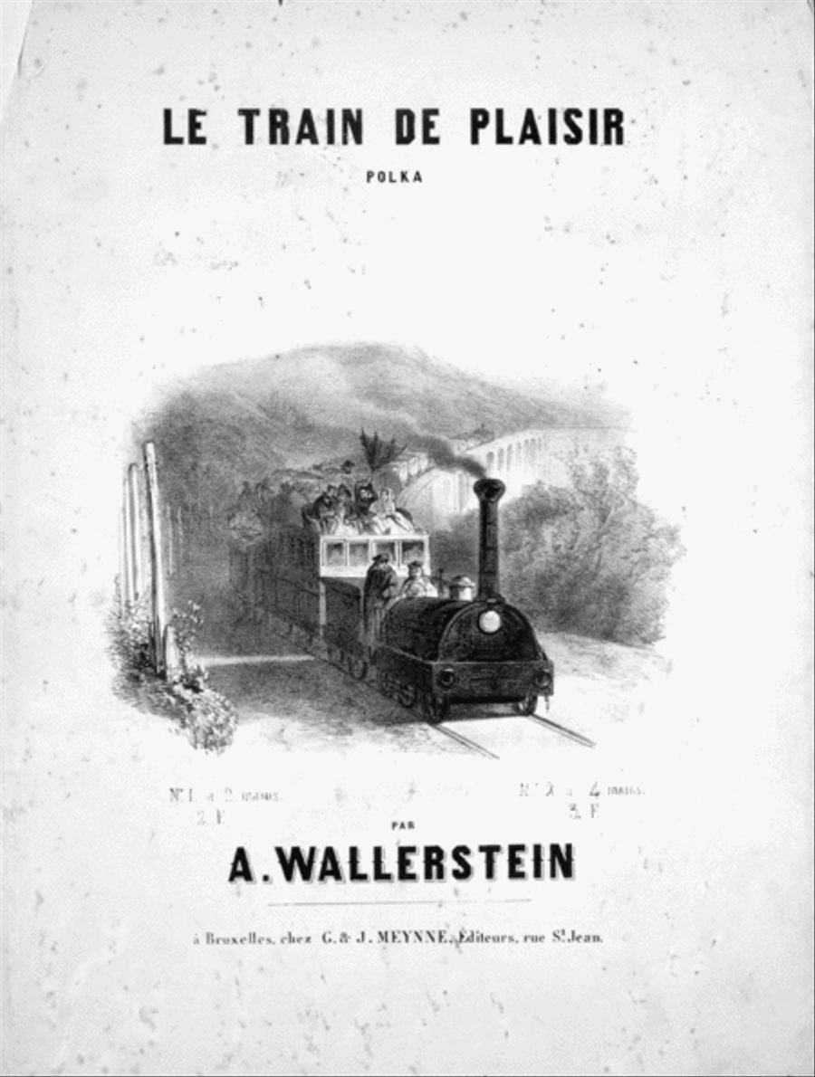 Le Train de Plaisir. Polka Piano Solo scores gallery preview page 1