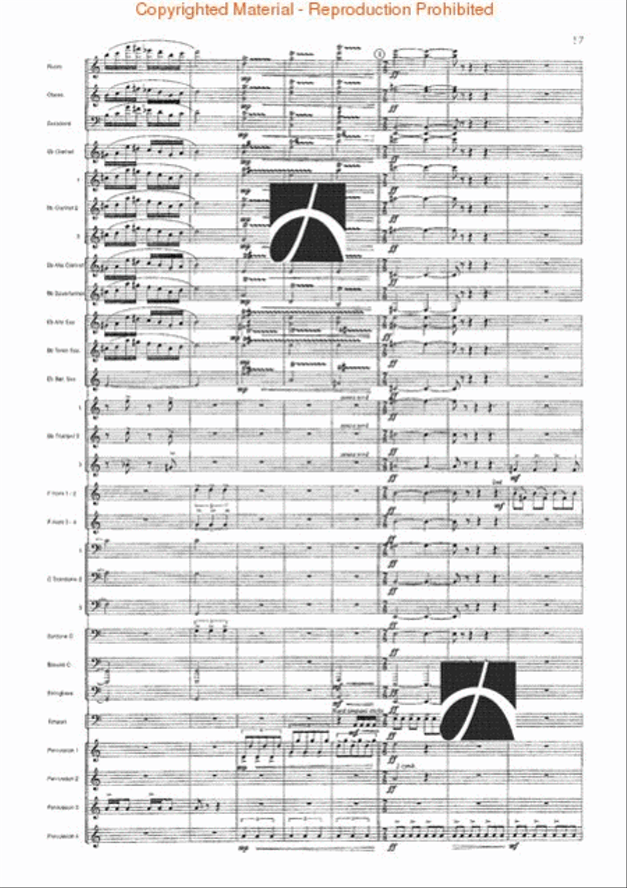 Spartacus Concert Band scores gallery preview page 18