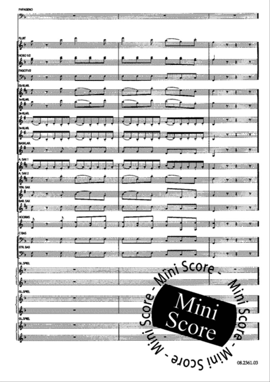 Ein Madchen Oder Weibchen Mixed Choir scores gallery preview page 16