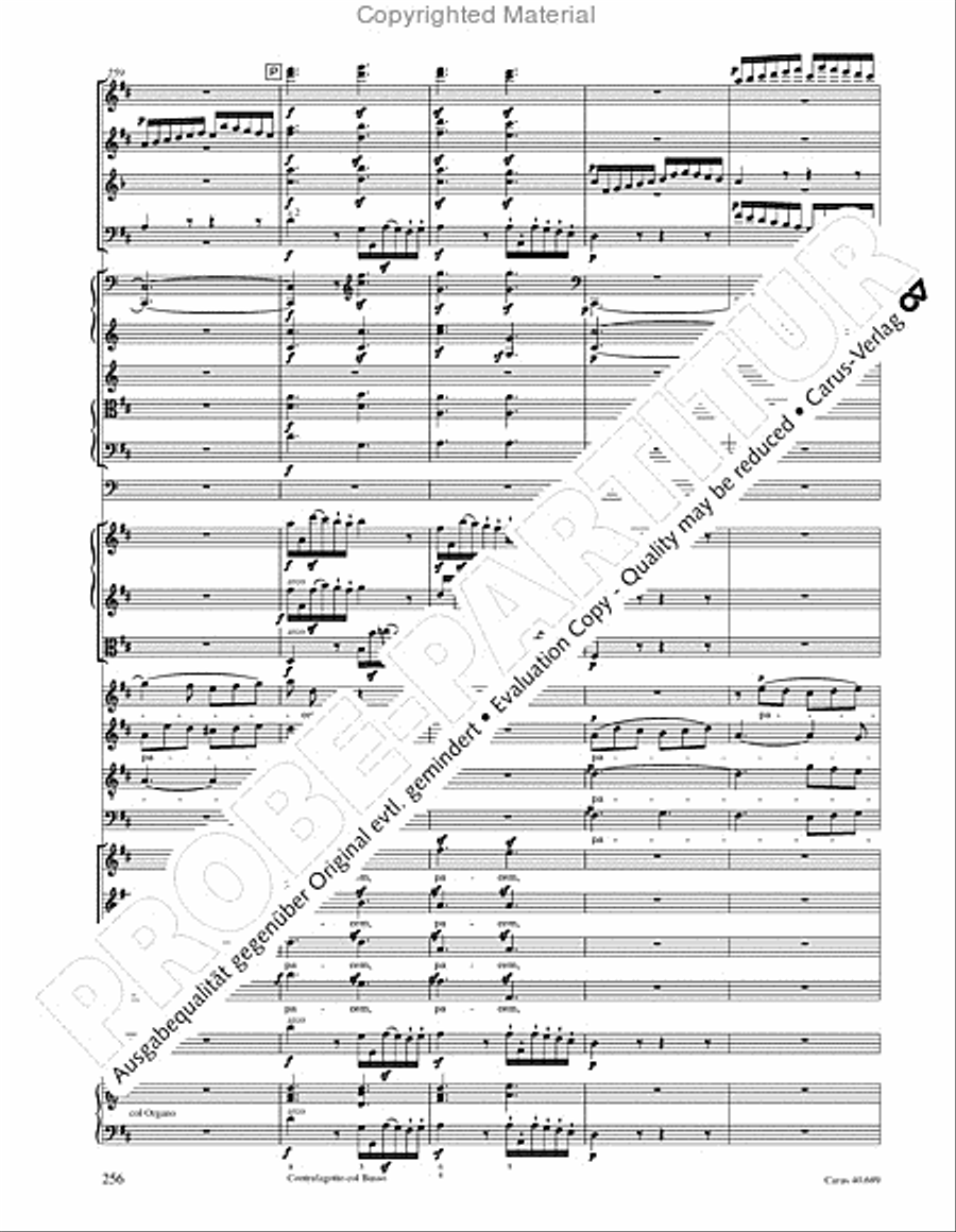 Missa solemnis 4-Part scores gallery preview page 272