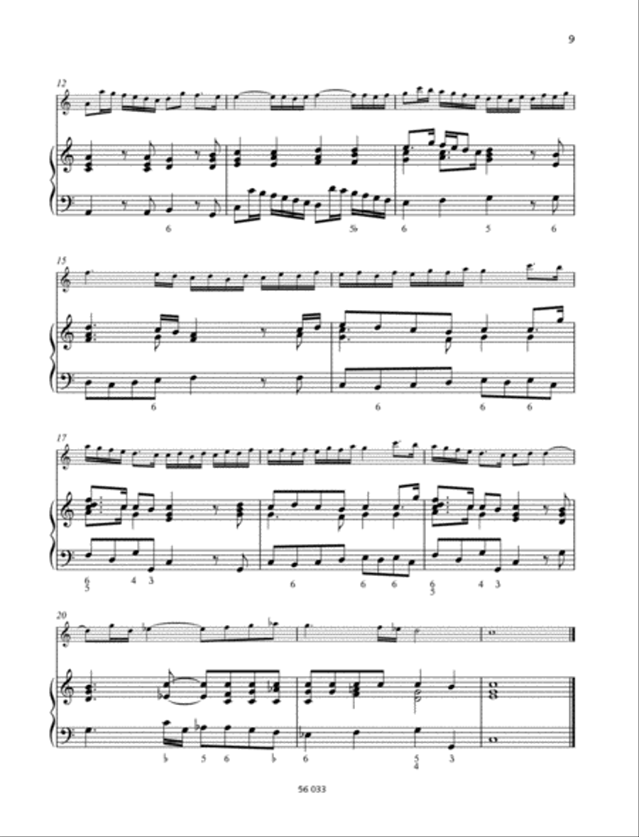 Sonata C major Alto Recorder scores gallery preview page 2