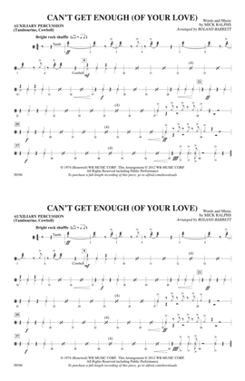 Can't Get Enough (Of Your Love): Auxiliary Percussion
